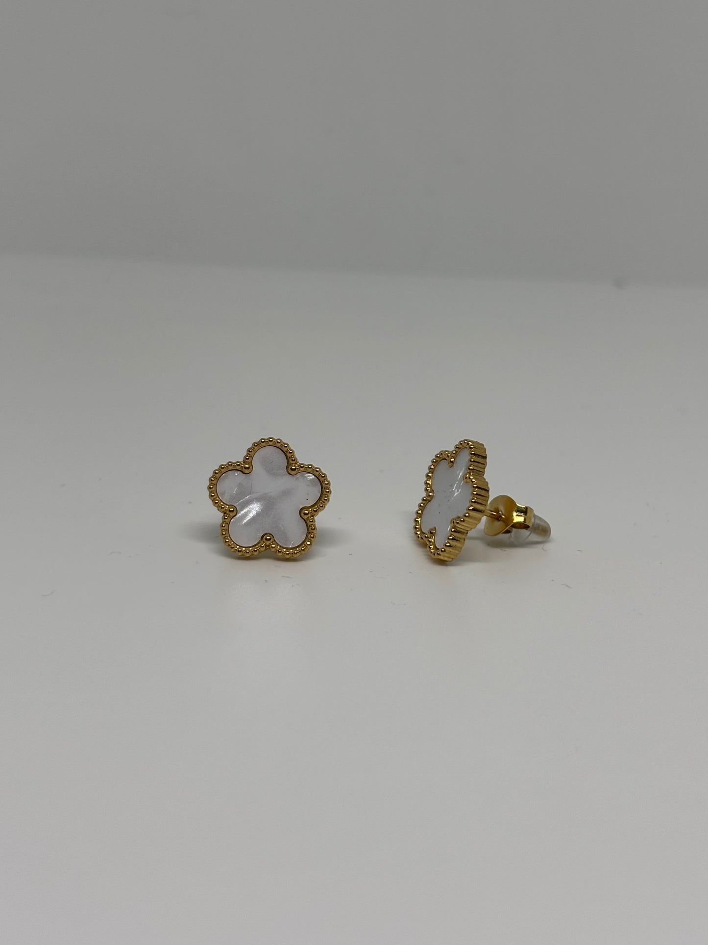 White Clover Earrings