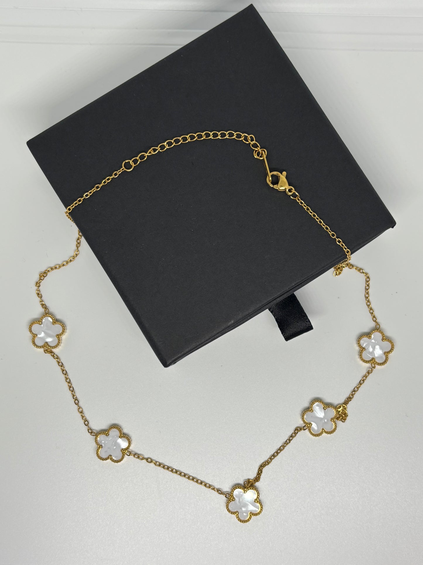 White Clover Necklace