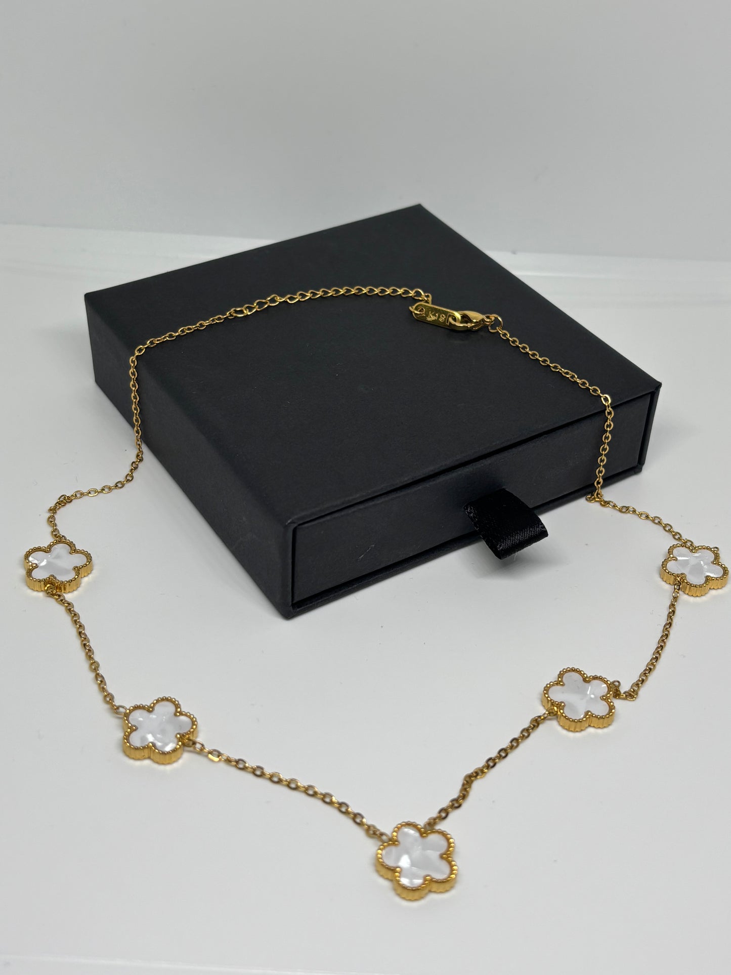 White Clover Necklace