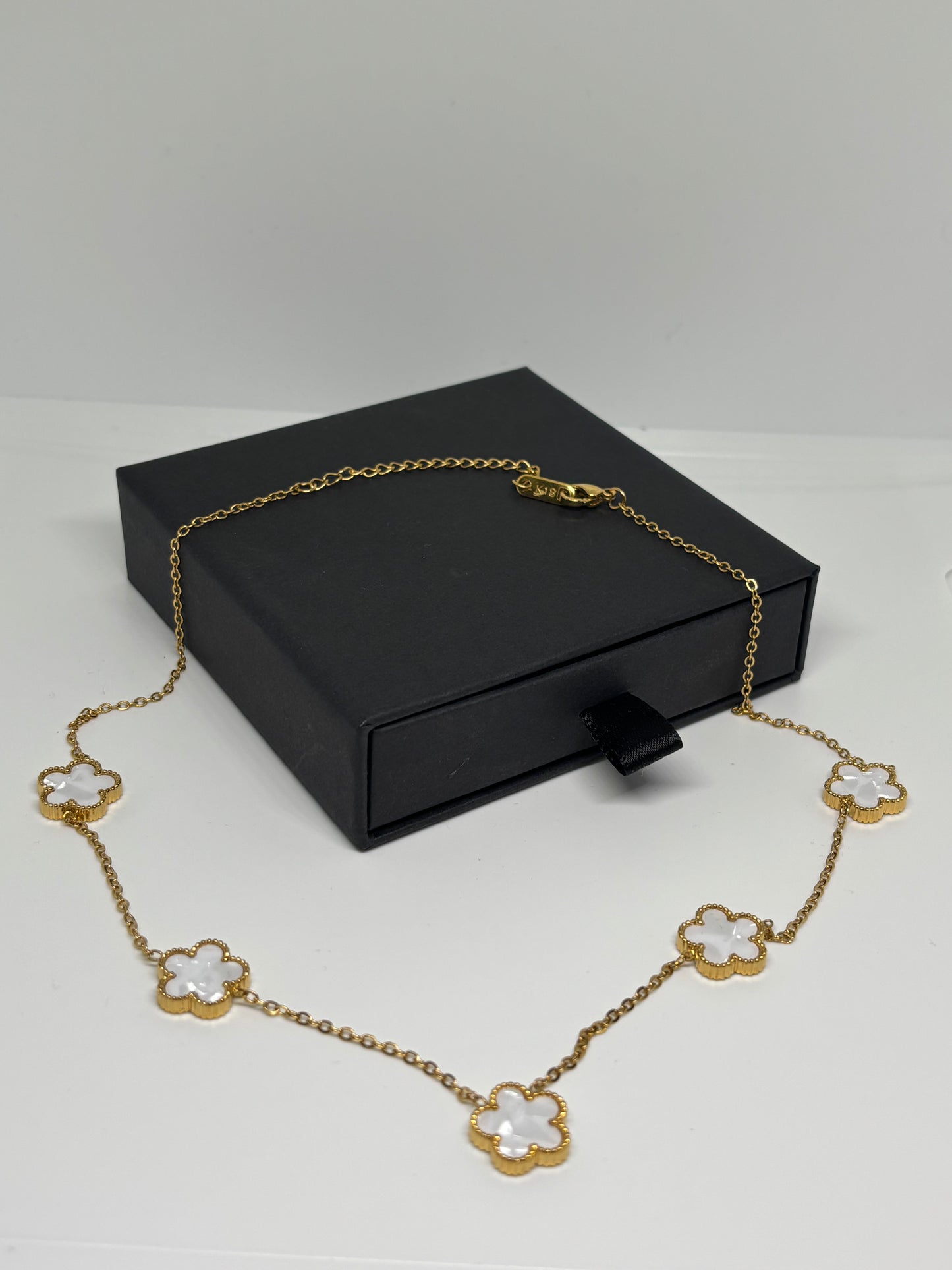 White Clover Necklace