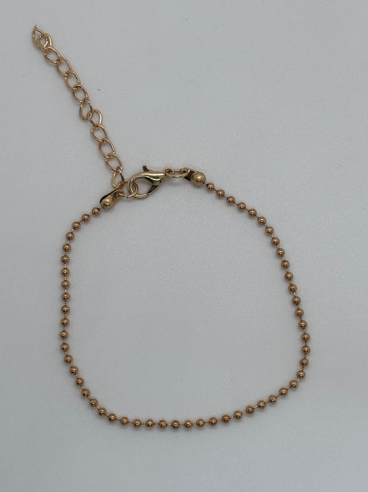 Gold Beaded Bracelet