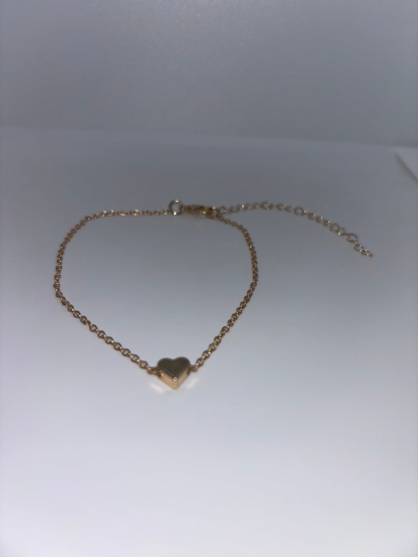 Gold Bracelet with Heart