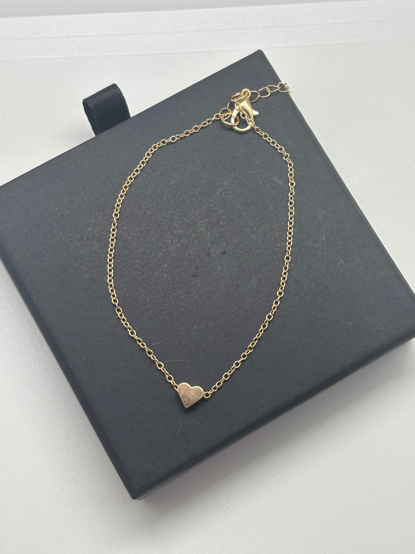 Gold Bracelet with Heart