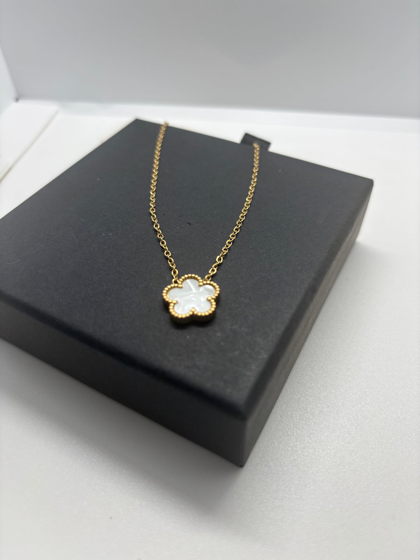 White Clover Necklace