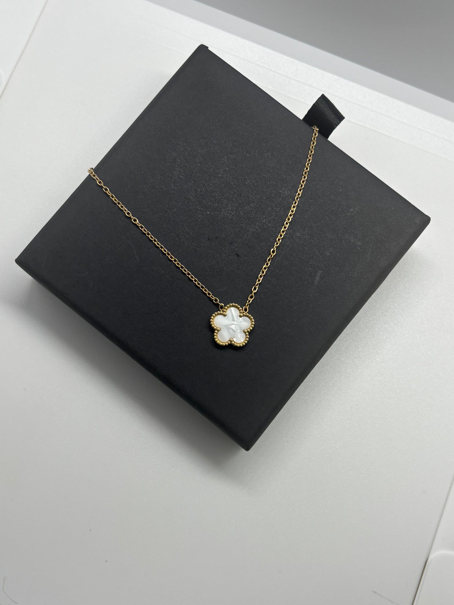 White Clover Necklace