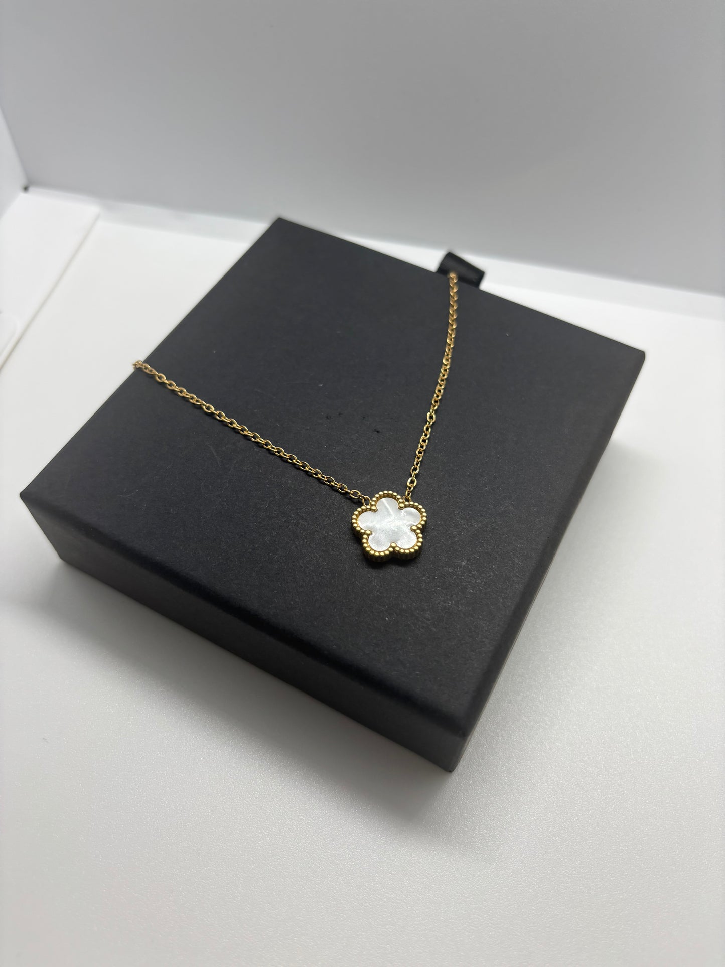 White Clover Necklace