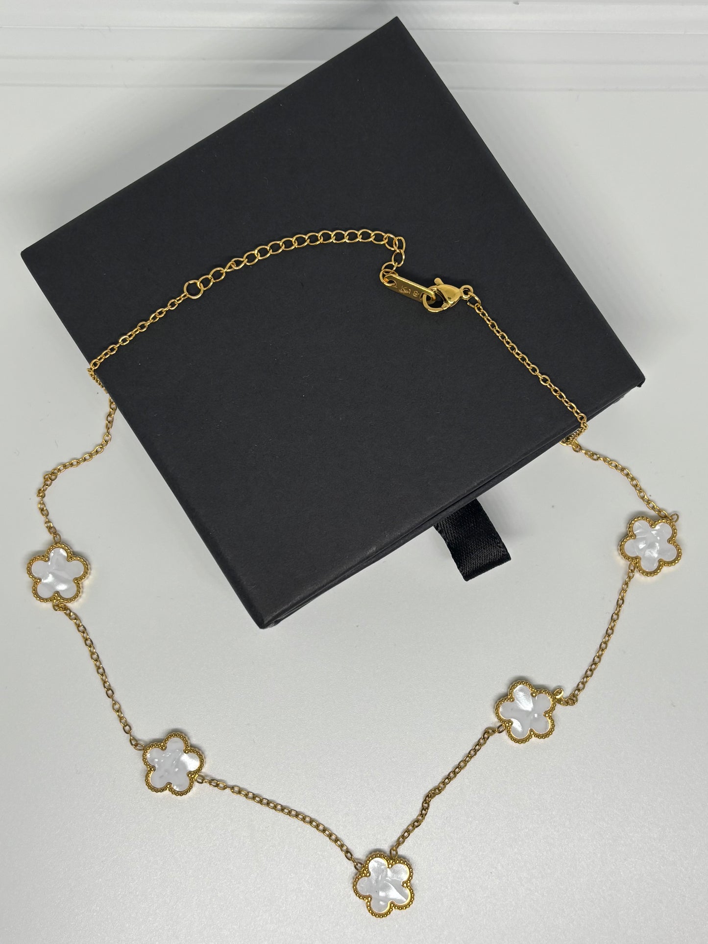 White Clover Necklace