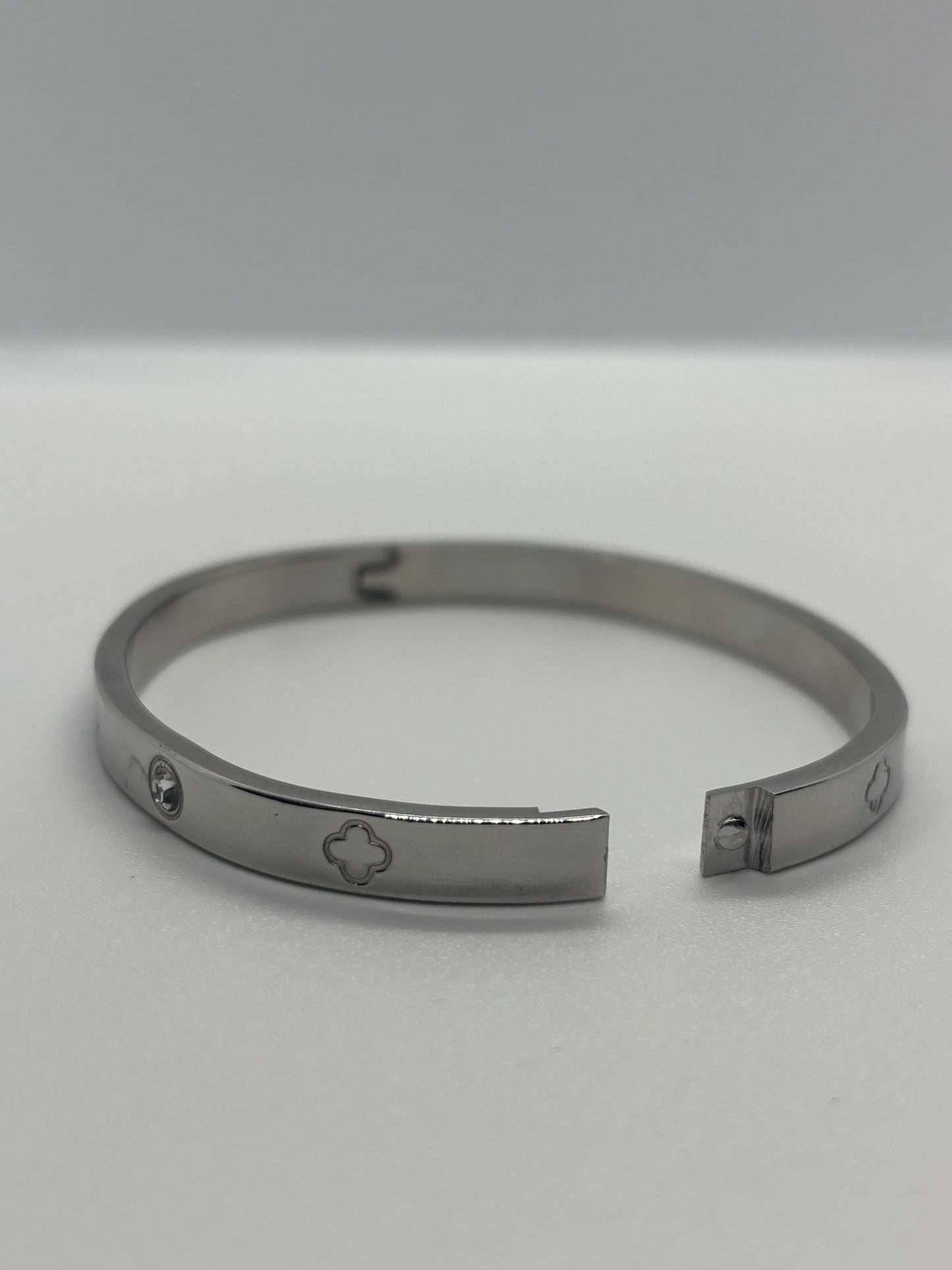 Silver Bracelet with Stones