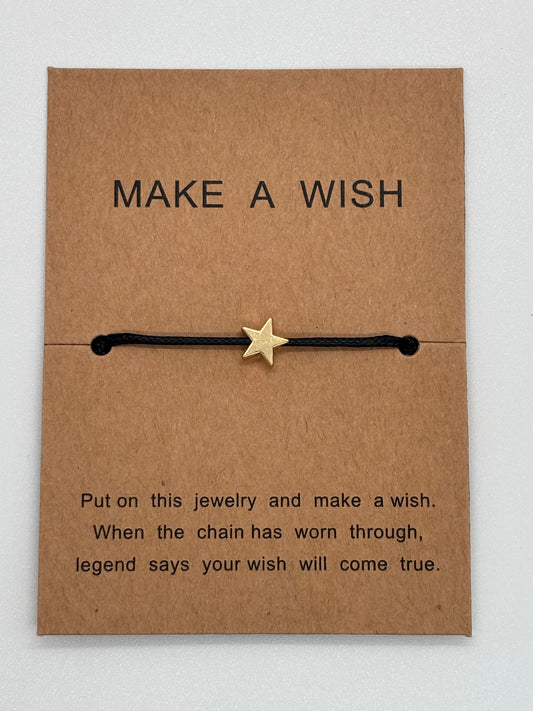 Black Bracelet with Star