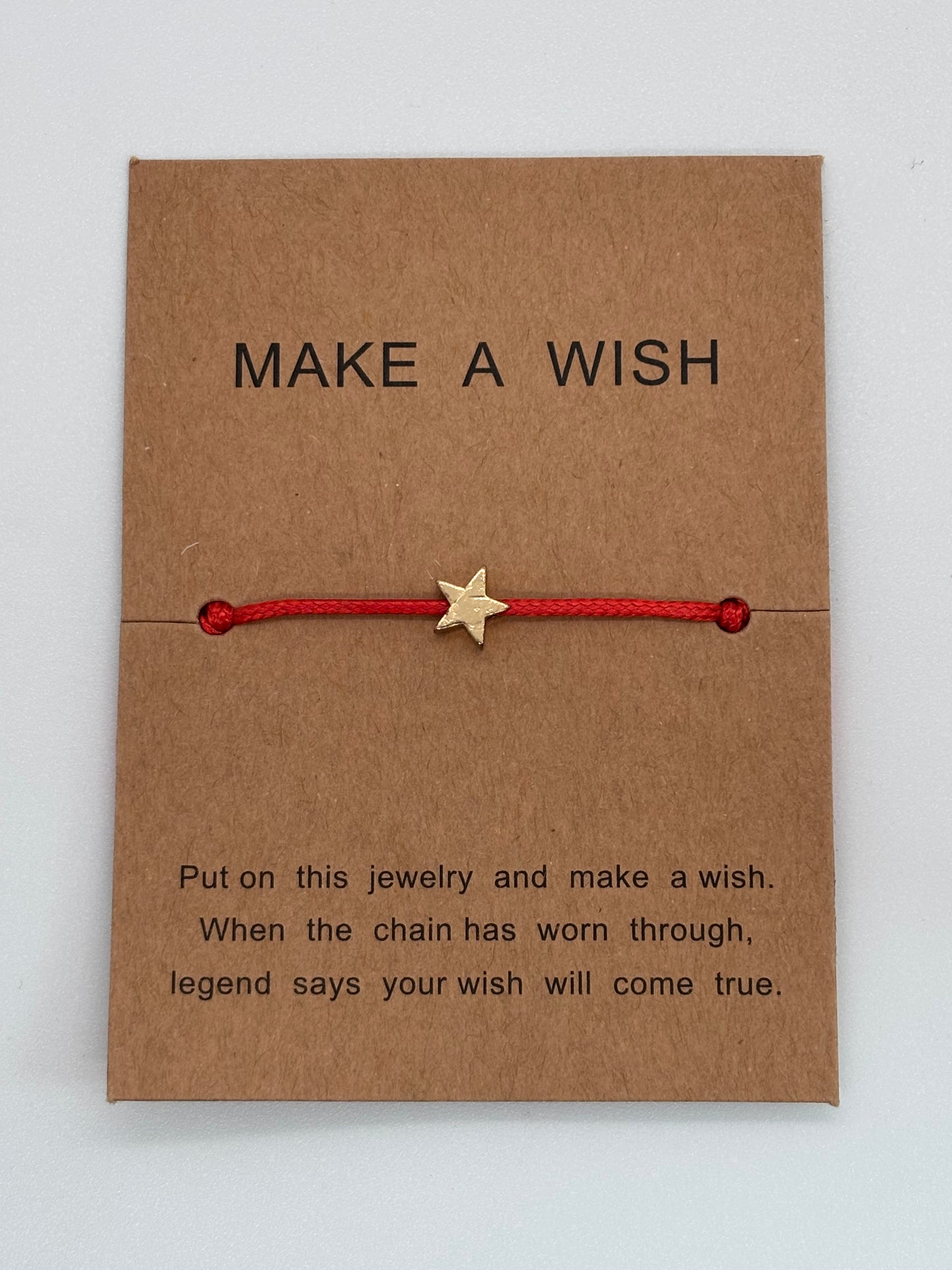 Red Bracelet with Star