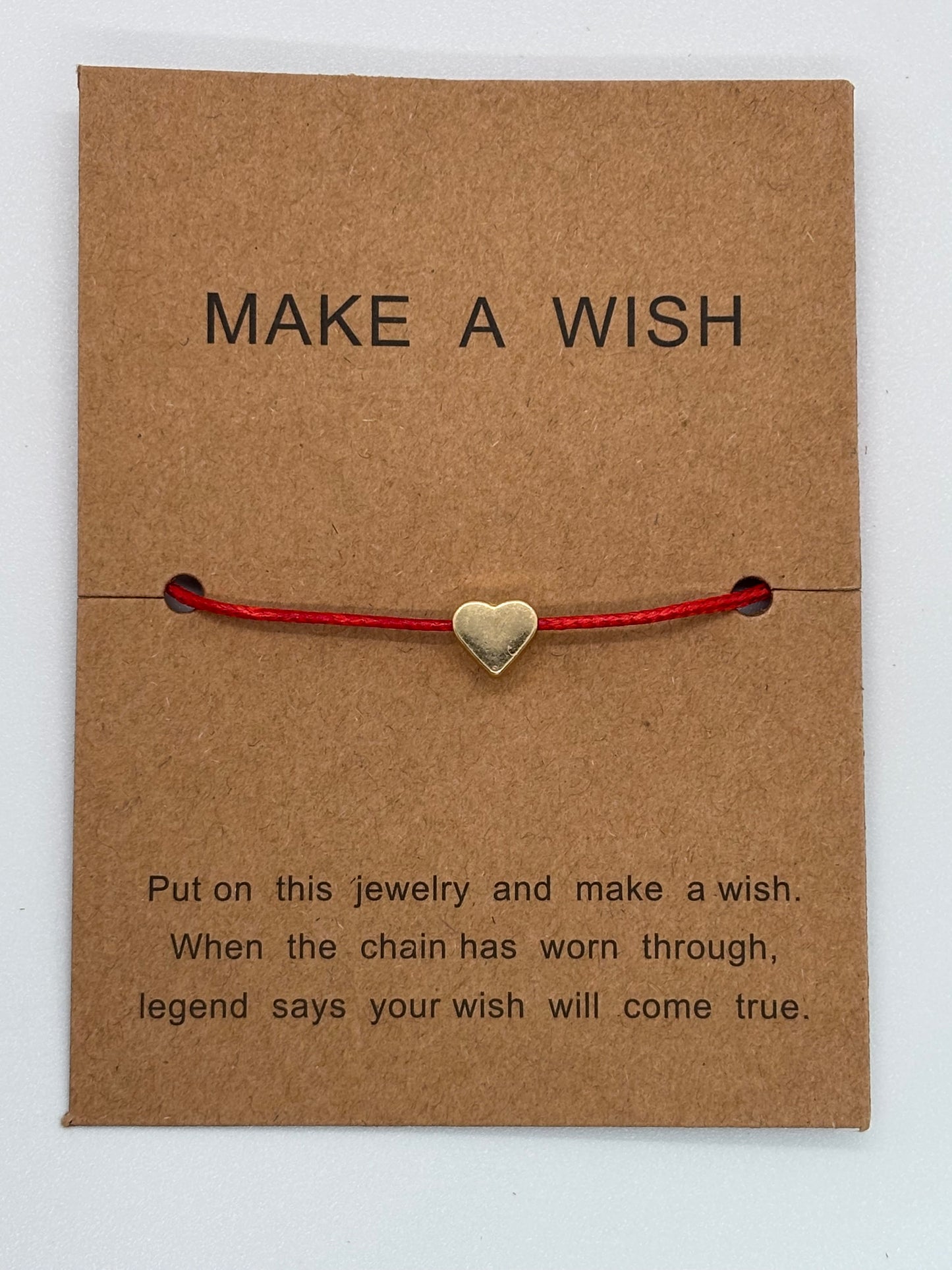 Red Bracelet with Heart