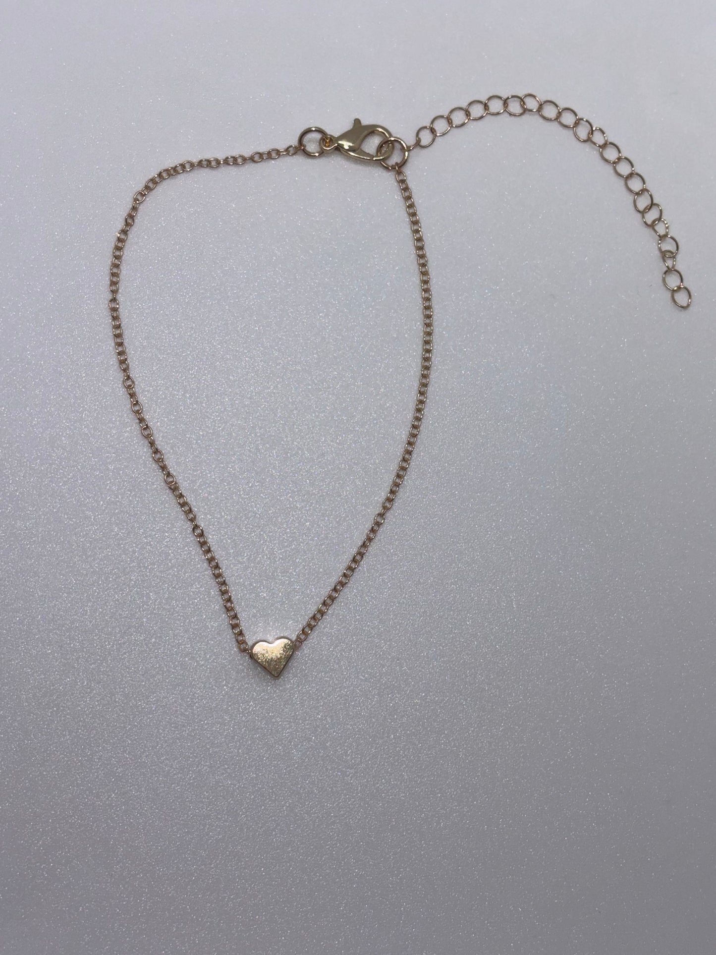 Gold Bracelet with Heart