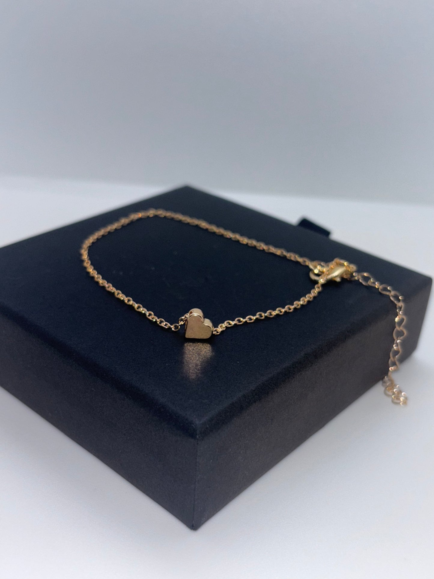 Gold Bracelet with Heart